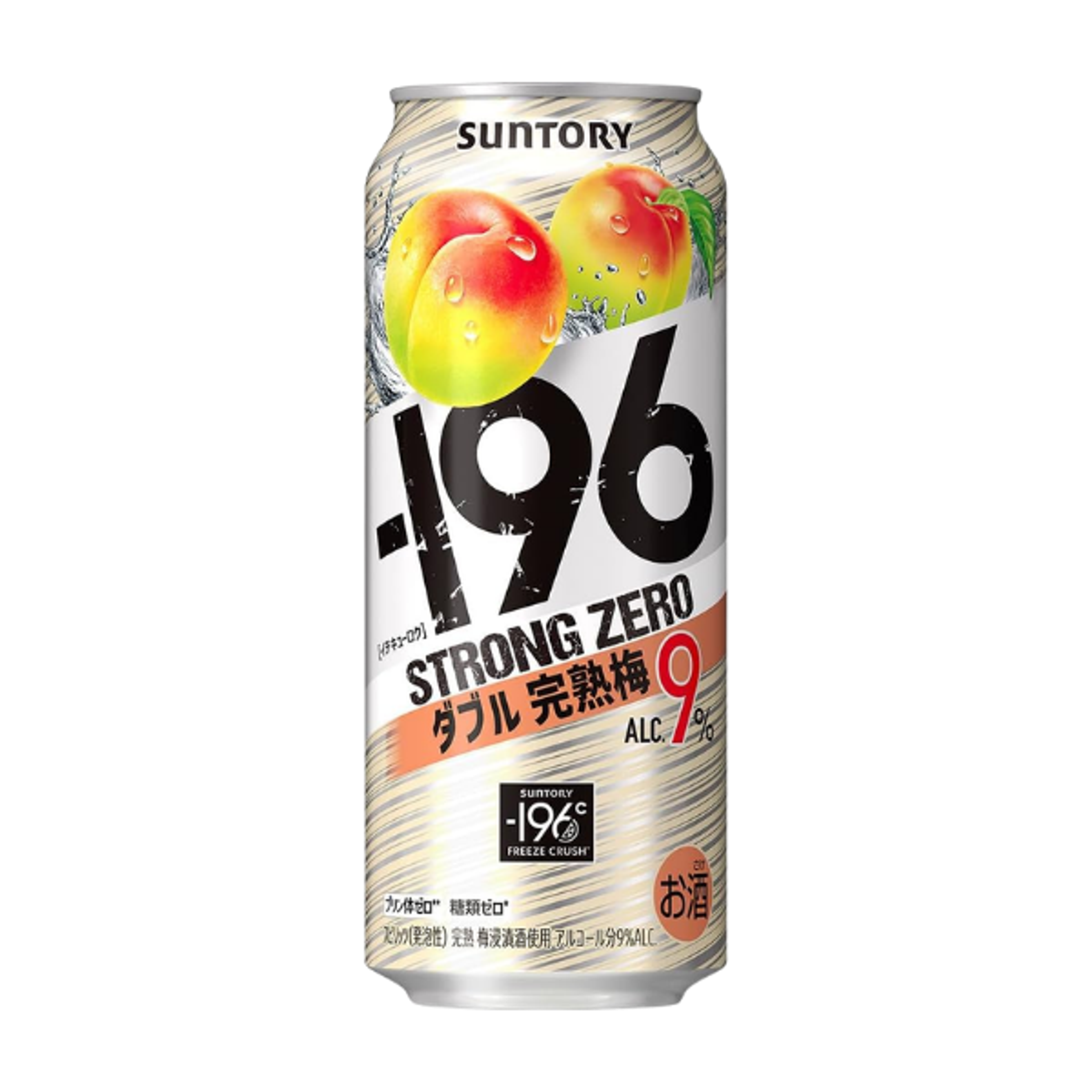 SUNTORY -196 Strong Zero Ume 500ml | Japanischer Chu-Hi mit 9% Alkohol