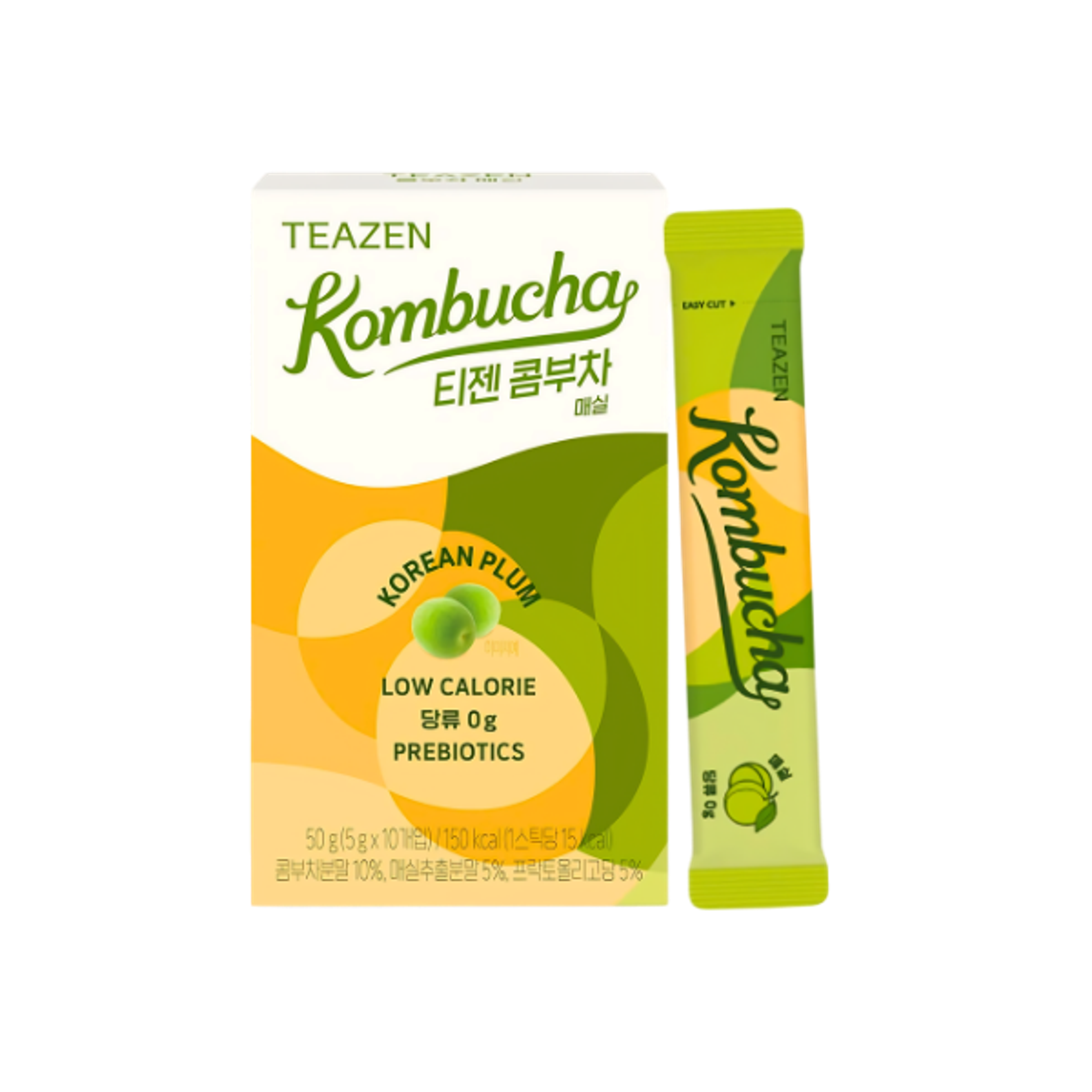 TEAZEN Kombucha Koreanische Pflaume 50g | 15 kcal & Fruchtig