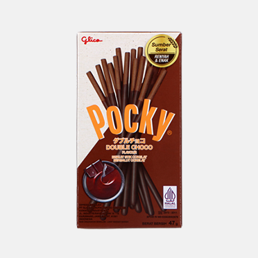 Glico Pocky Biscuit Stick Double Chocolate Flavor 47g – Doppelter Schokoladengenuss