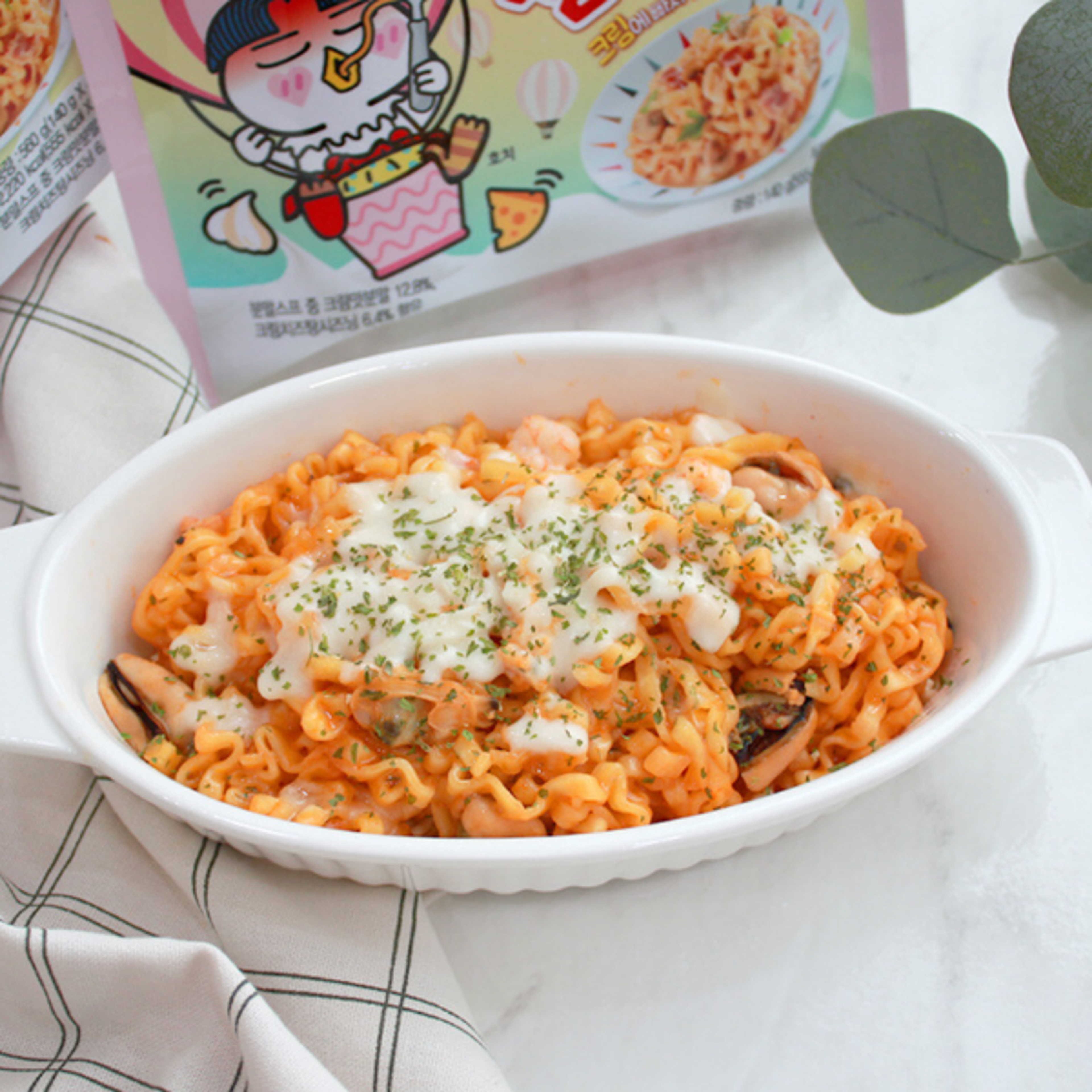 SAMYANG Buldak Cream Carbonara 140g | Creamy Spicy Korean Instant Noodles