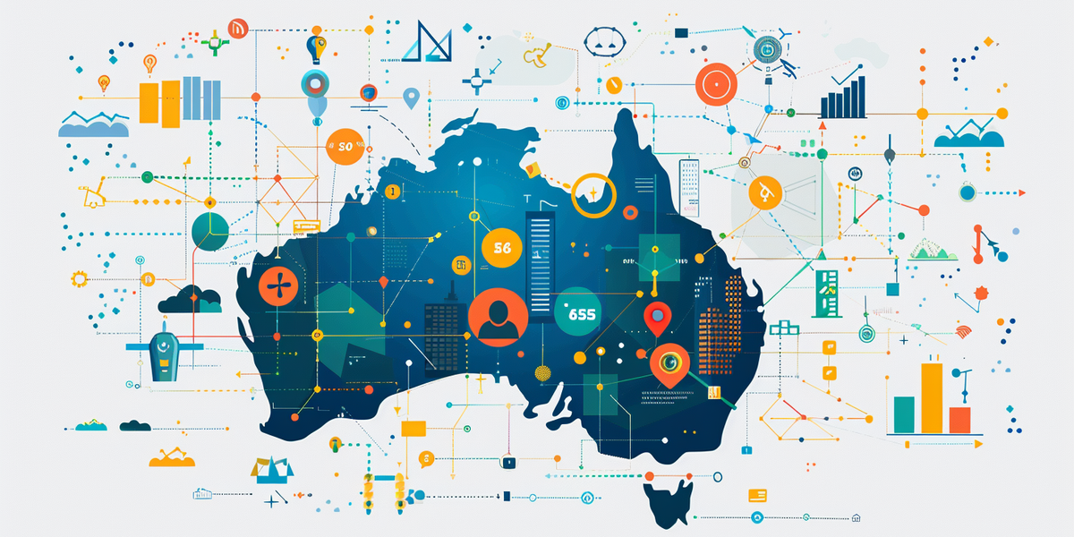 Australian infographic with data points