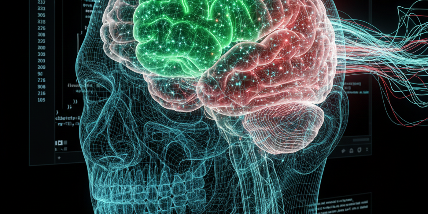 Developer working on code with focus and concentration