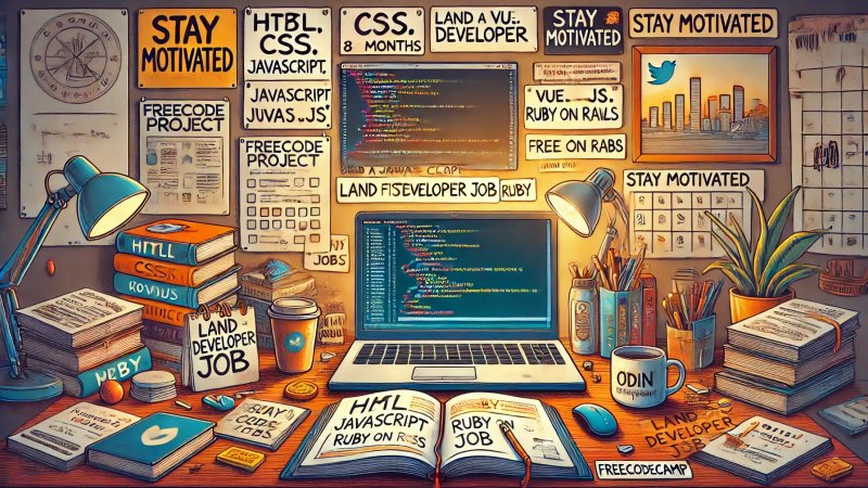 A laptop displaying code, symbolizing the journey to becoming a fullstack developer