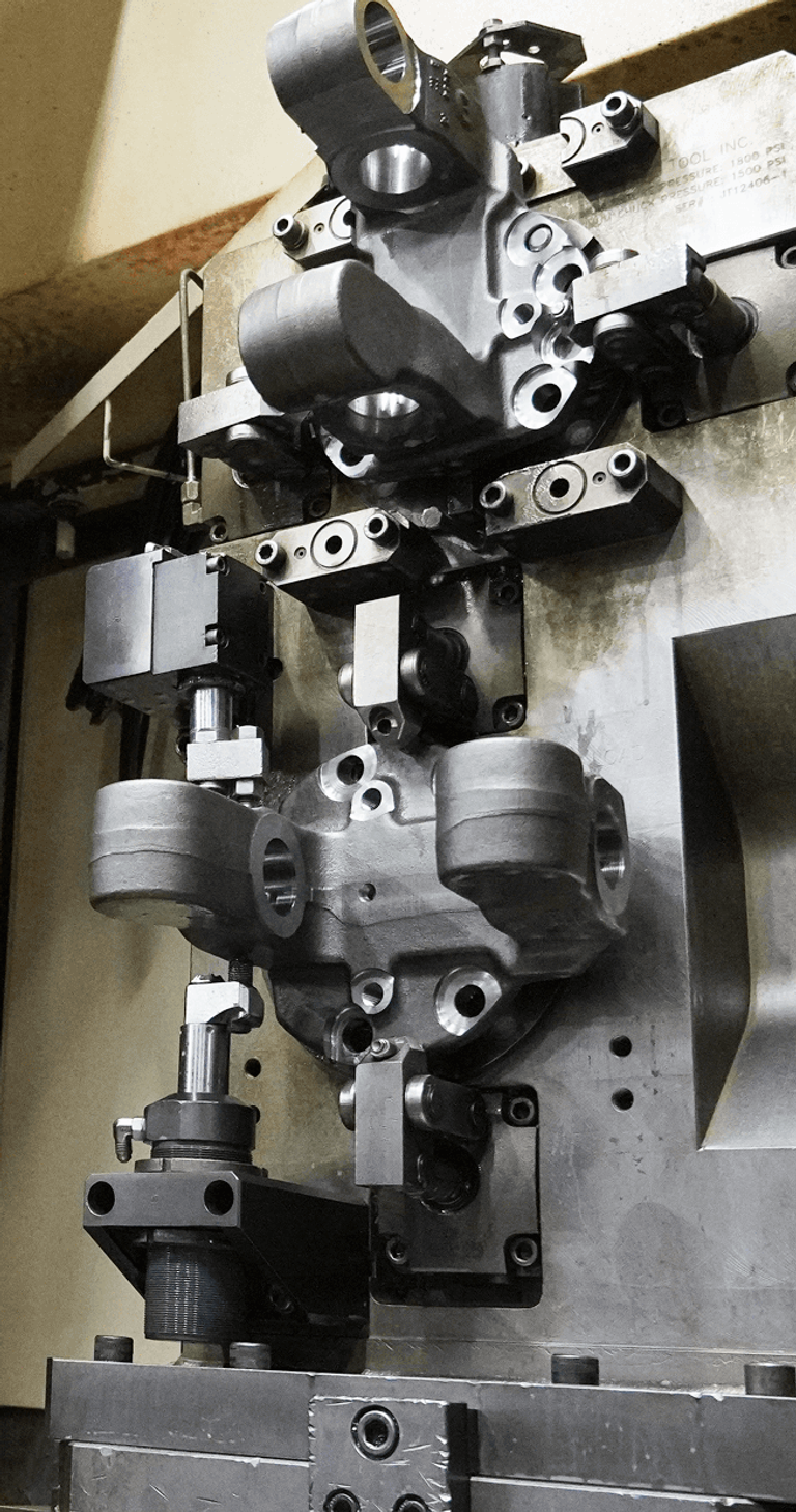 An automated CNC machining center