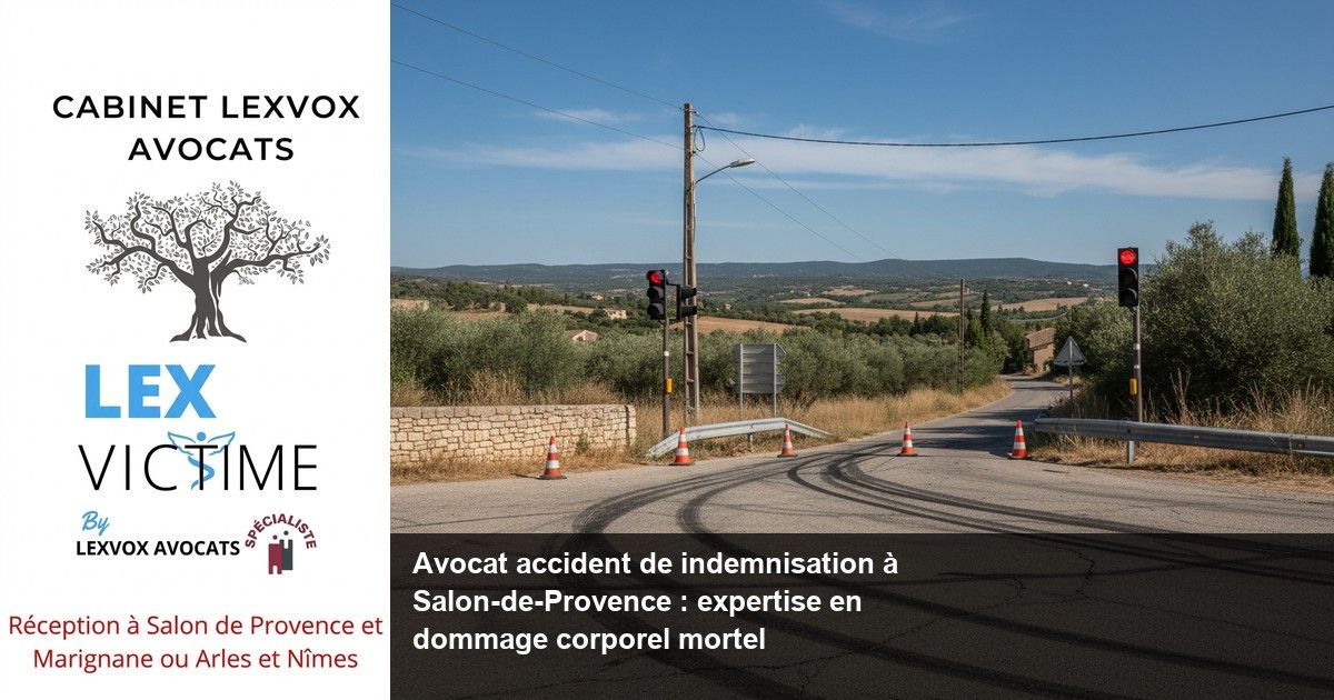 Indemnisation après un accident mortel de la route à Salon-de-Provence : décès après un accident de la route, dommage corporel et les droits des proches des victimes de dommages corporels