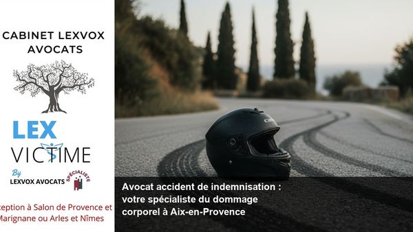 Indemnisation accident moto à Aix-en-Provence : motard victime d'un accident de la route, comment être indemnisé suite à un accident de moto et faire indemniser son dommage corporel par l'assurance (loi Badinter et indemnisation des victimes après un accident)