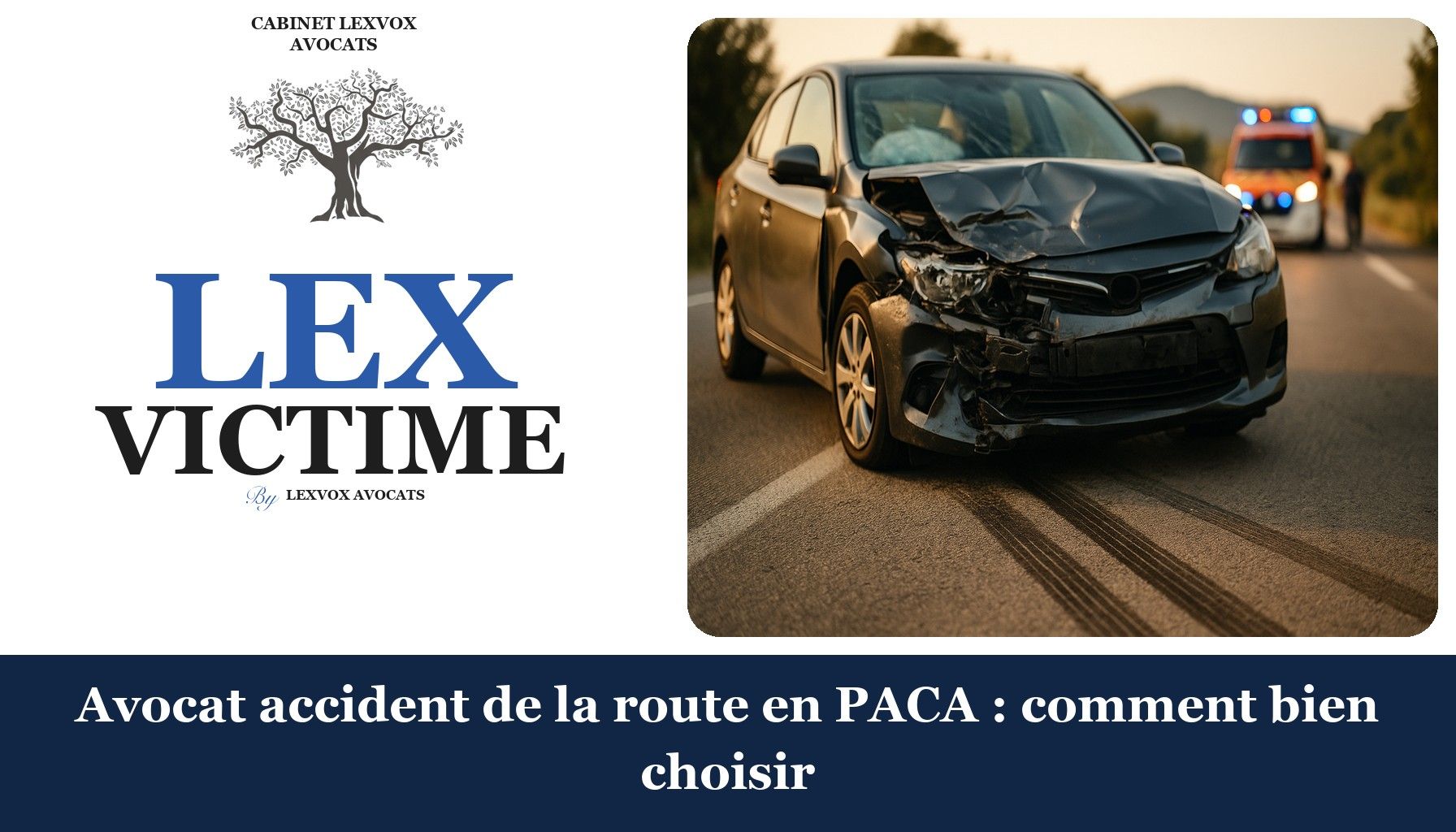 Avocat accident de la route en PACA : comment bien choisir
