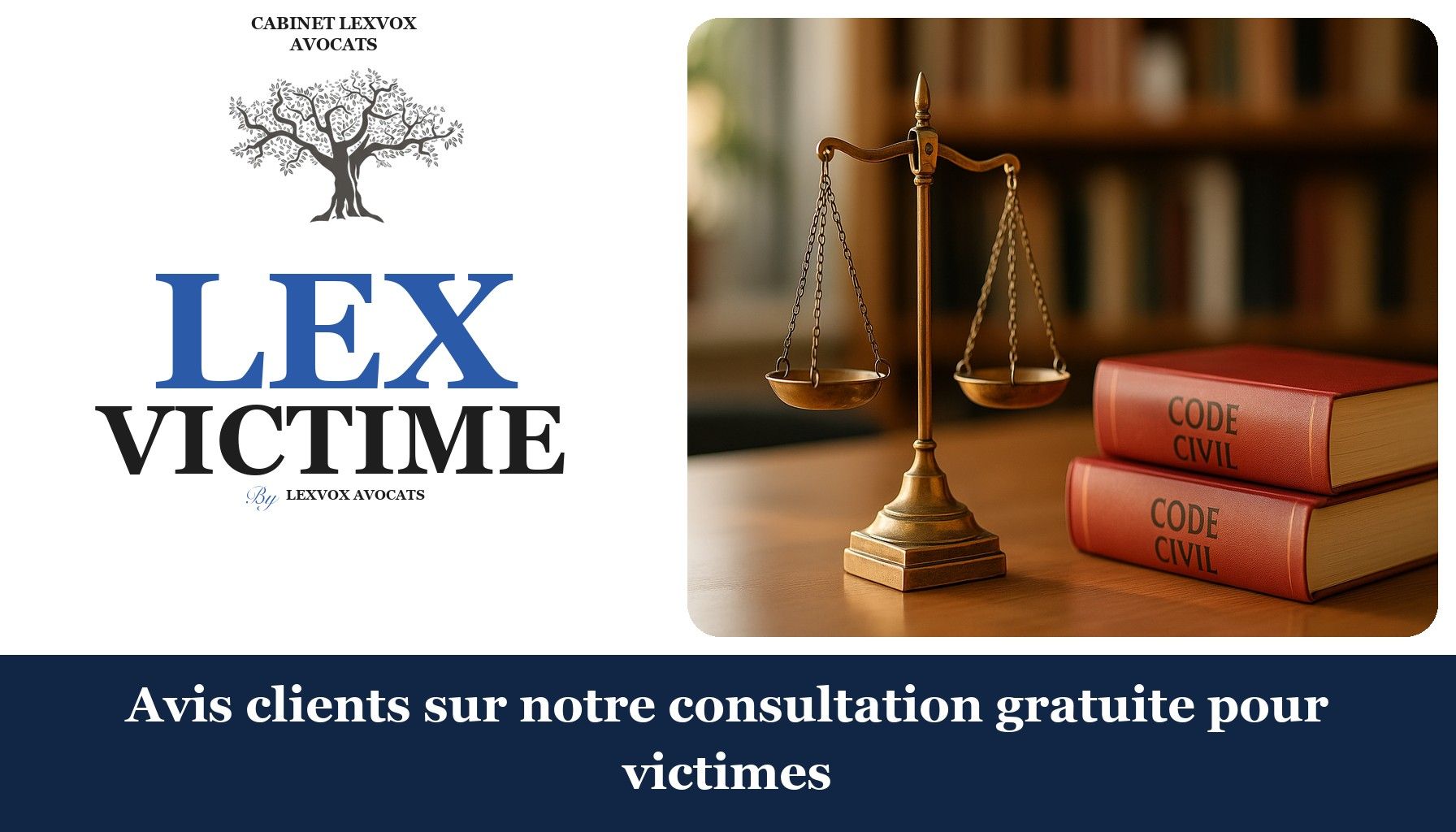 Avis clients sur notre consultation gratuite pour victimes