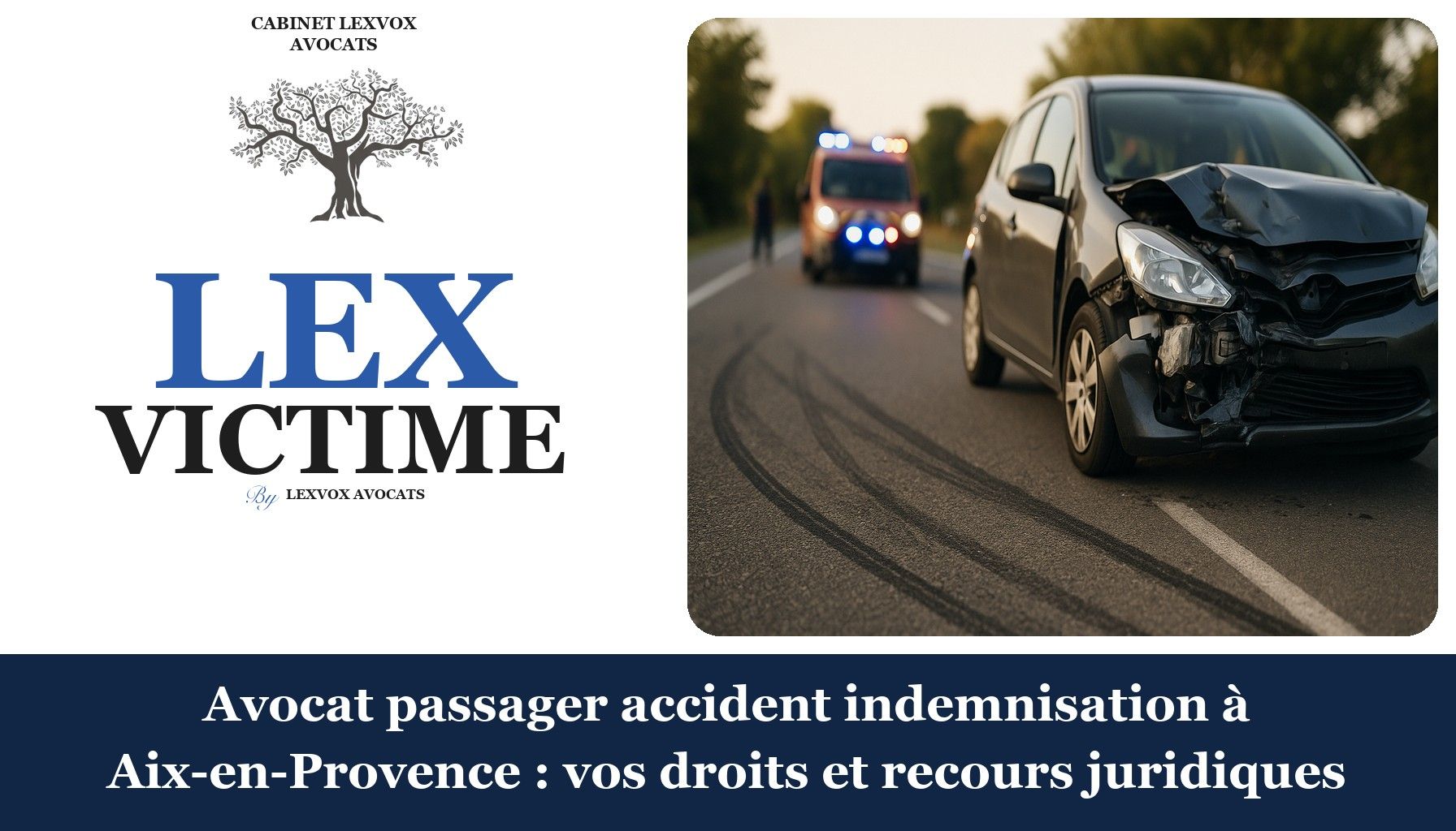 Avocat passager accident indemnisation à Aix-en-Provence : vos droits et recours juridiques