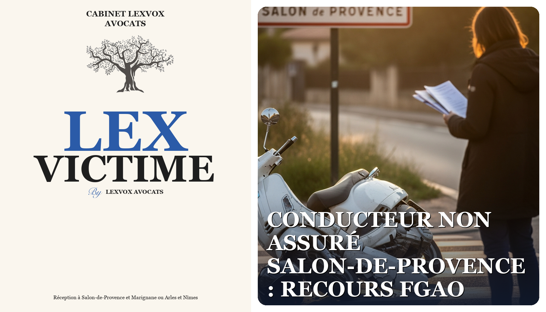 Conducteur non assuré Salon-de-Provence : recours FGAO