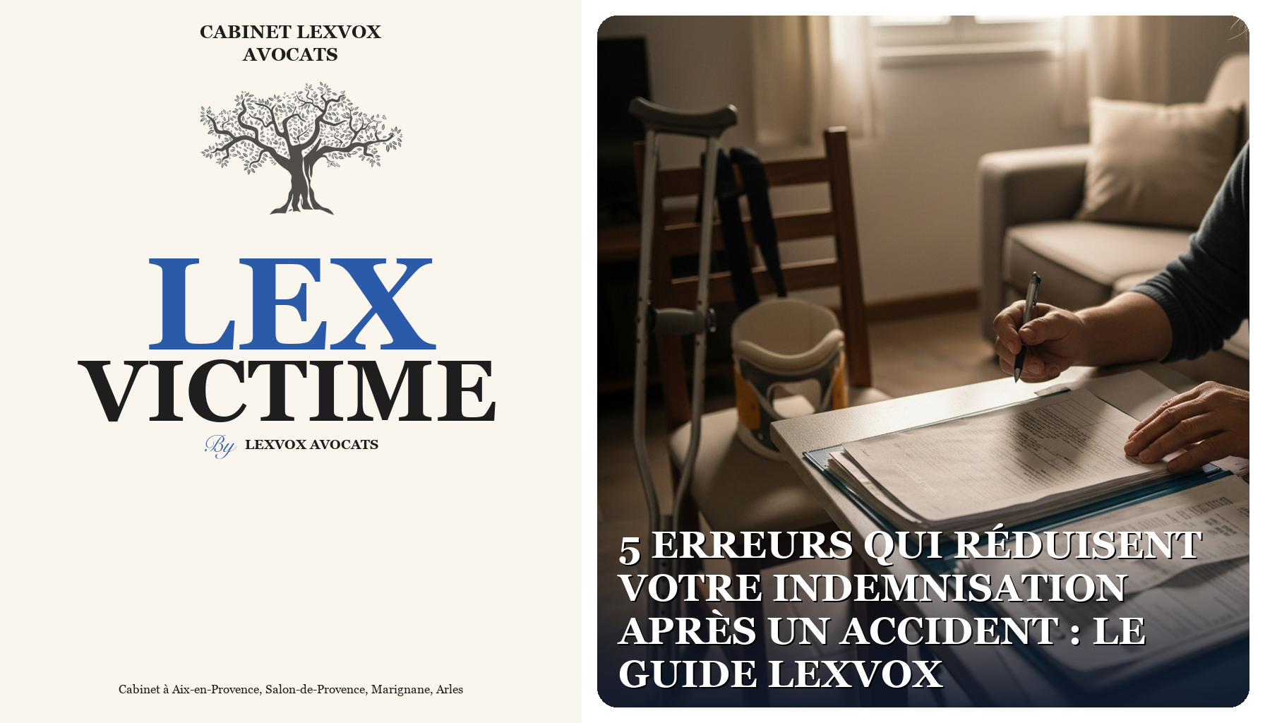 5 erreurs qui réduisent votre indemnisation après un accident : le guide LEXVOX