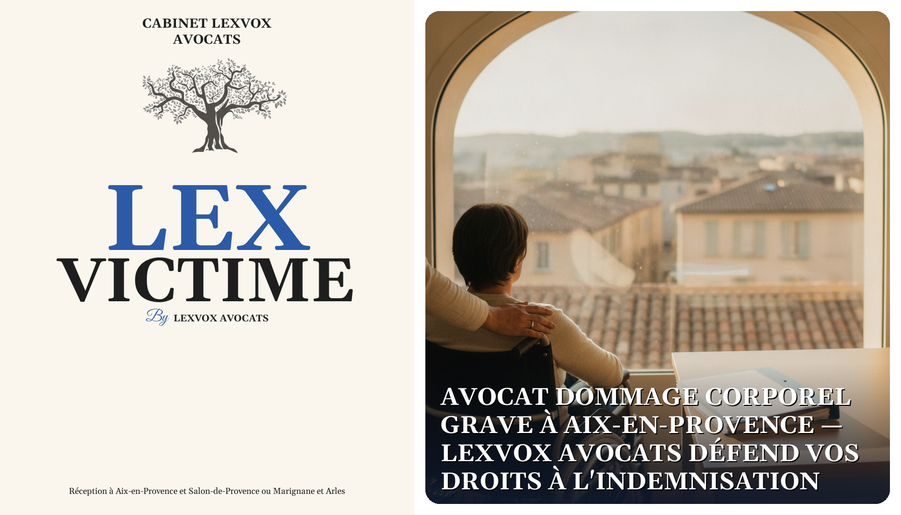 Avocat dommage corporel grave à Aix-en-Provence — LEXVOX AVOCATS défend vos droits à l'indemnisation