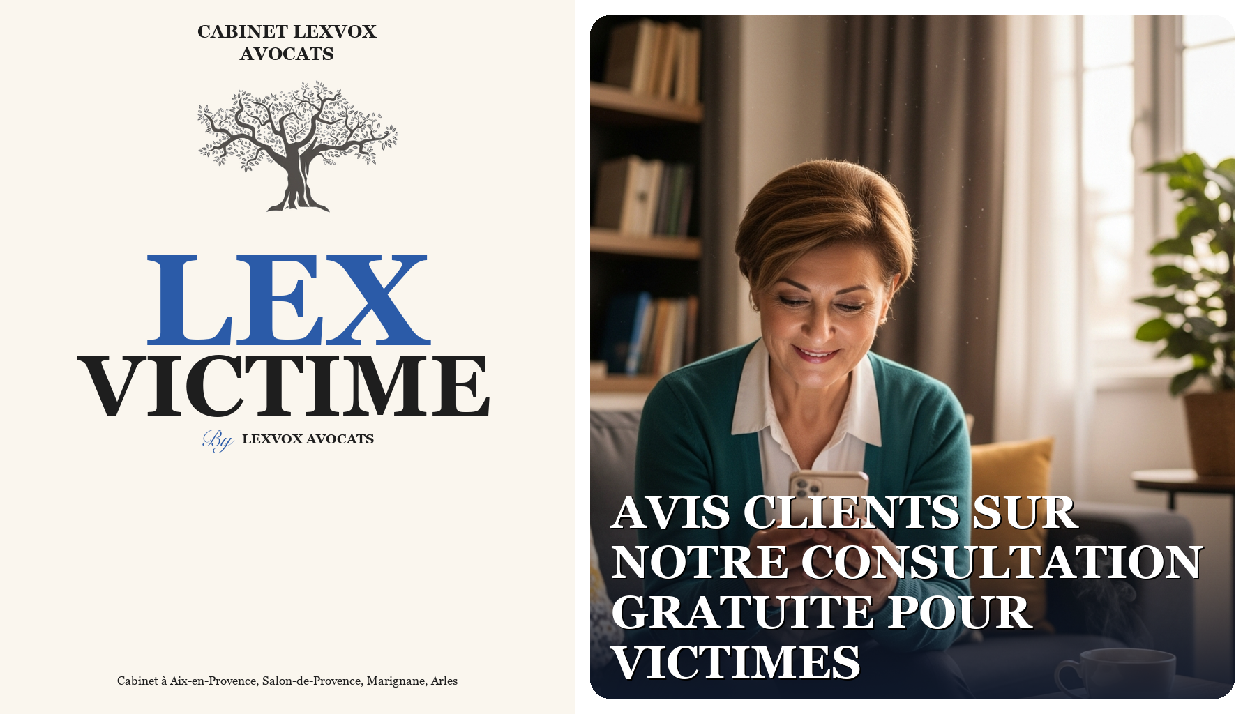 Avis clients sur notre consultation gratuite pour victimes