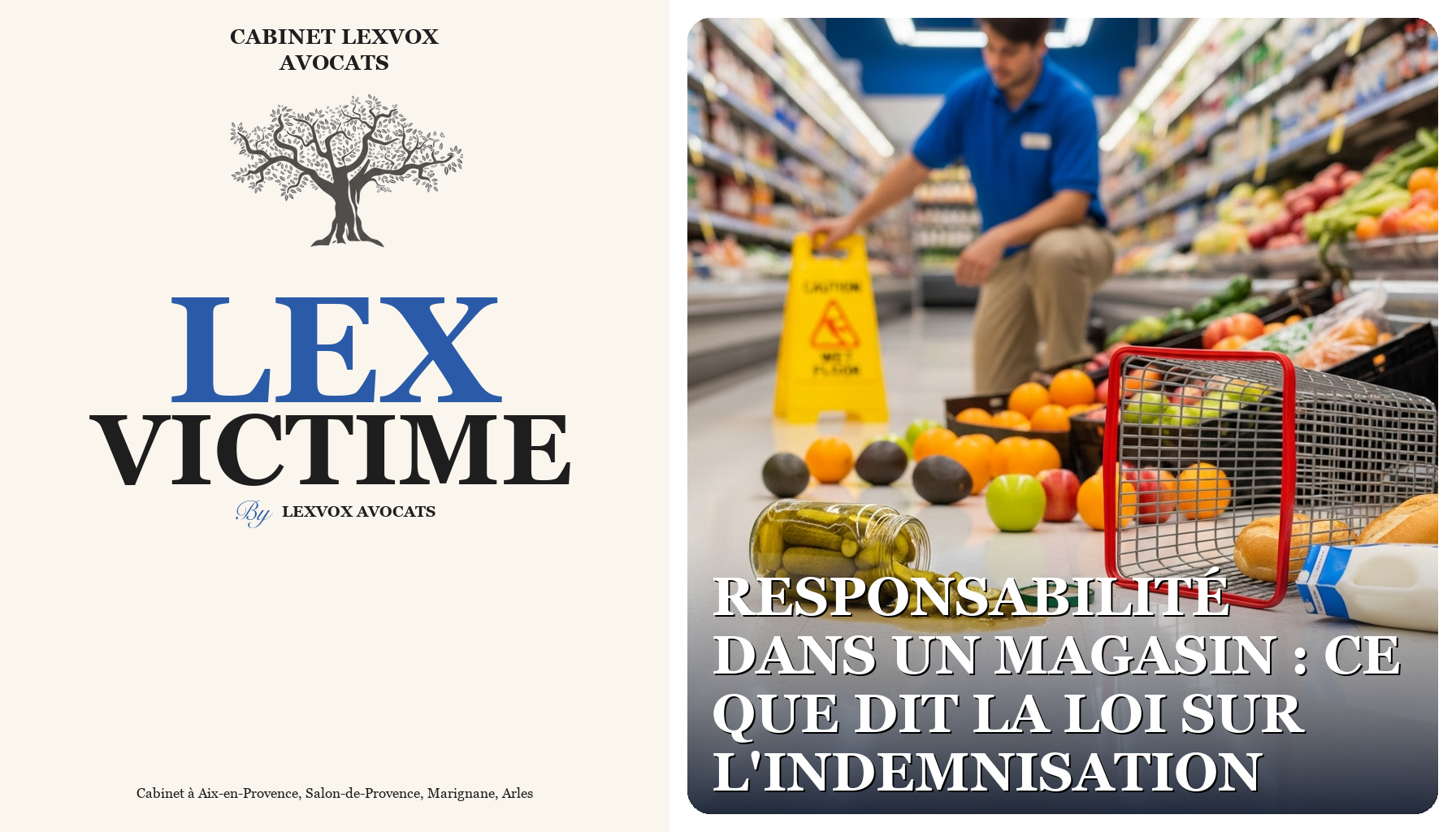Responsabilité dans un magasin : ce que dit la loi sur l'indemnisation