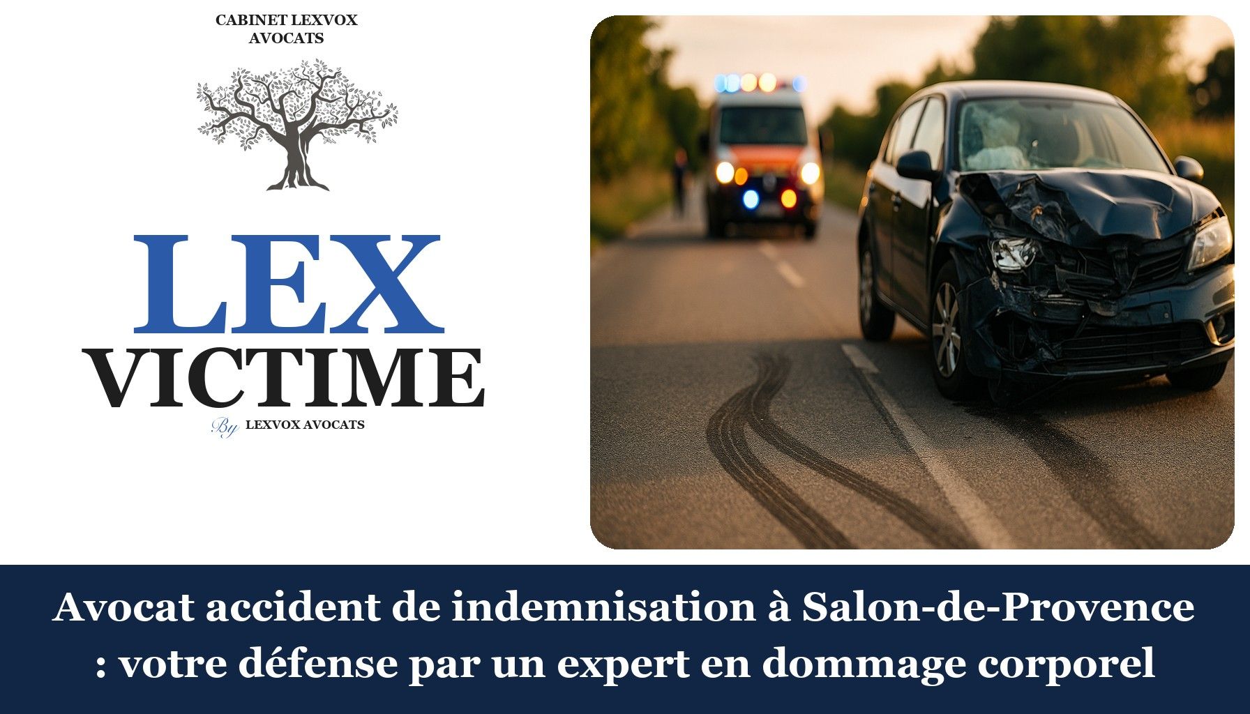 Avocat accident de indemnisation à Salon-de-Provence : votre défense par un expert en dommage corporel