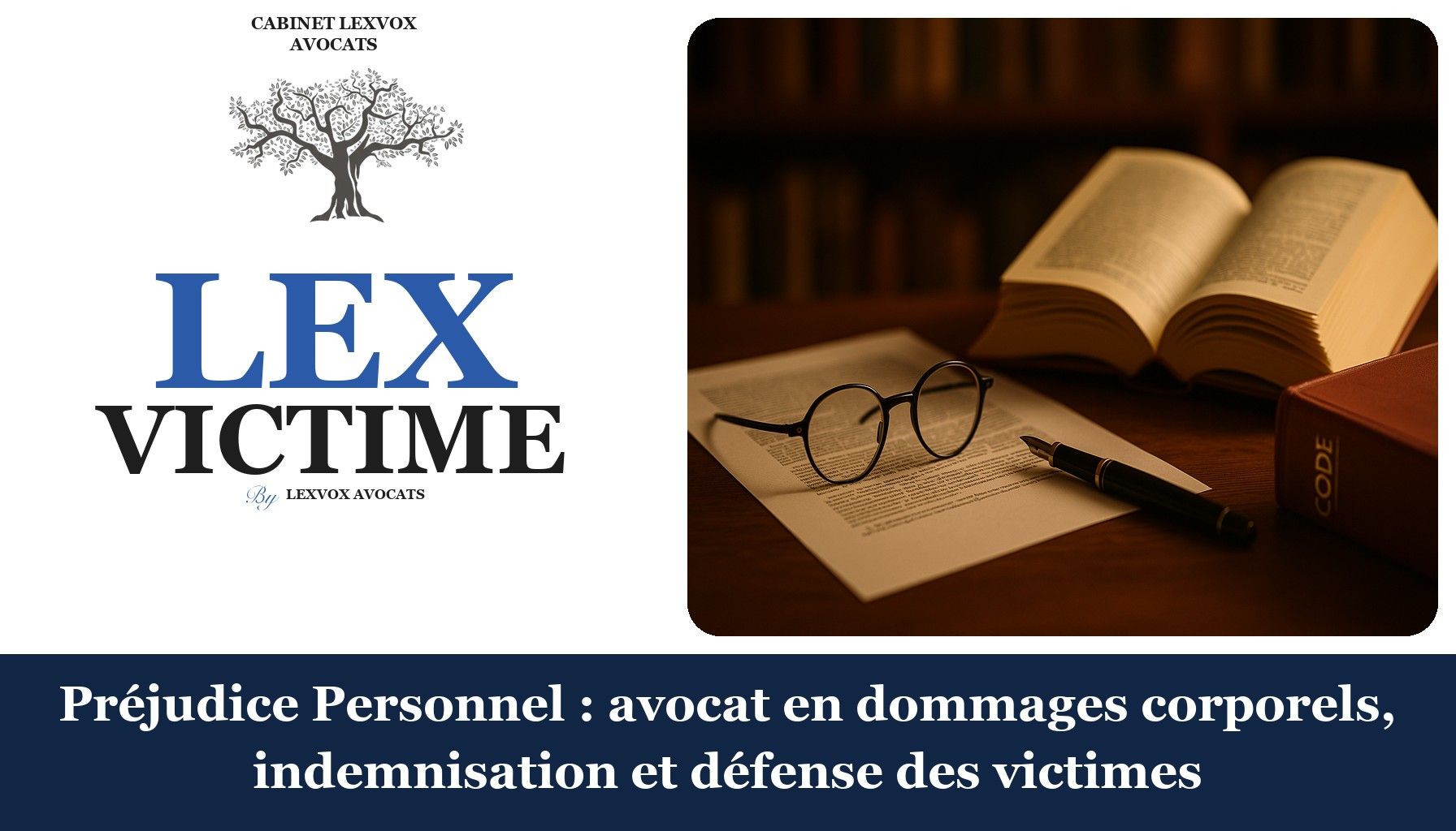 Préjudice Personnel : avocat en dommages corporels, indemnisation et défense des victimes