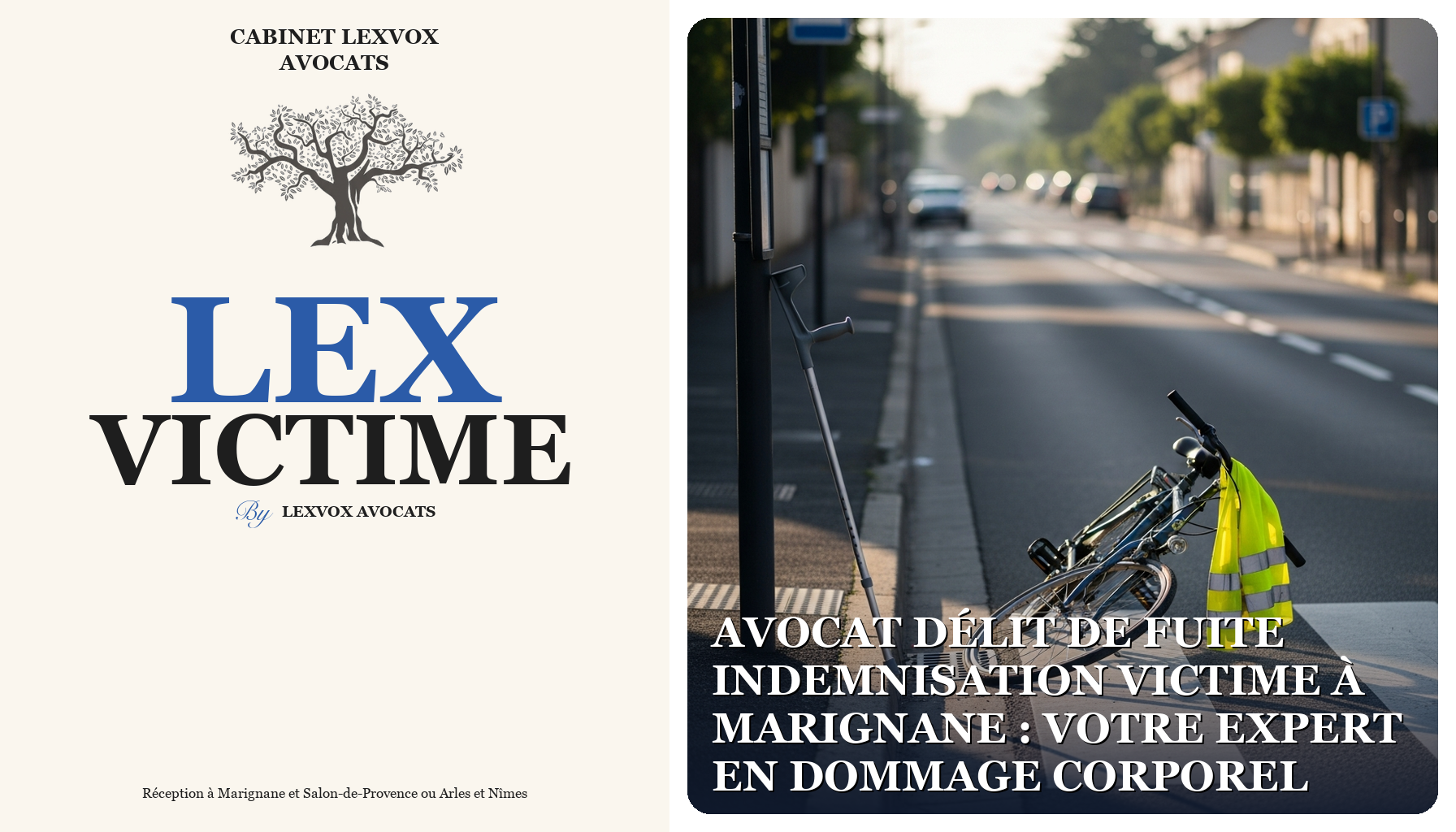 Avocat délit de fuite indemnisation victime à Marignane : votre expert en dommage corporel