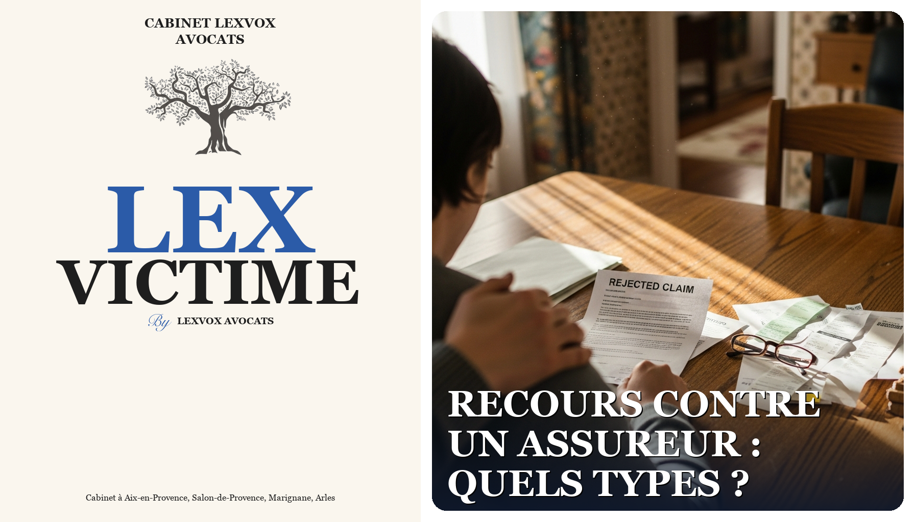 Recours contre un assureur : quels types ?