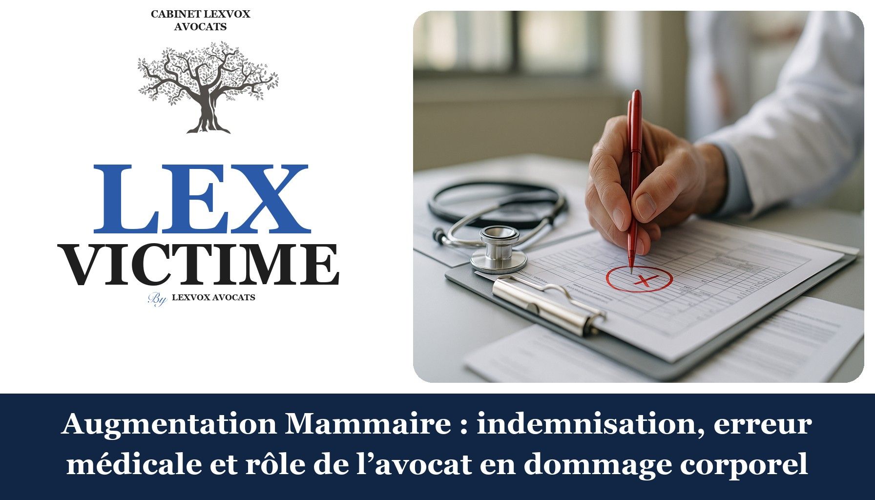 Augmentation Mammaire : indemnisation, erreur médicale et rôle de l’avocat en dommage corporel