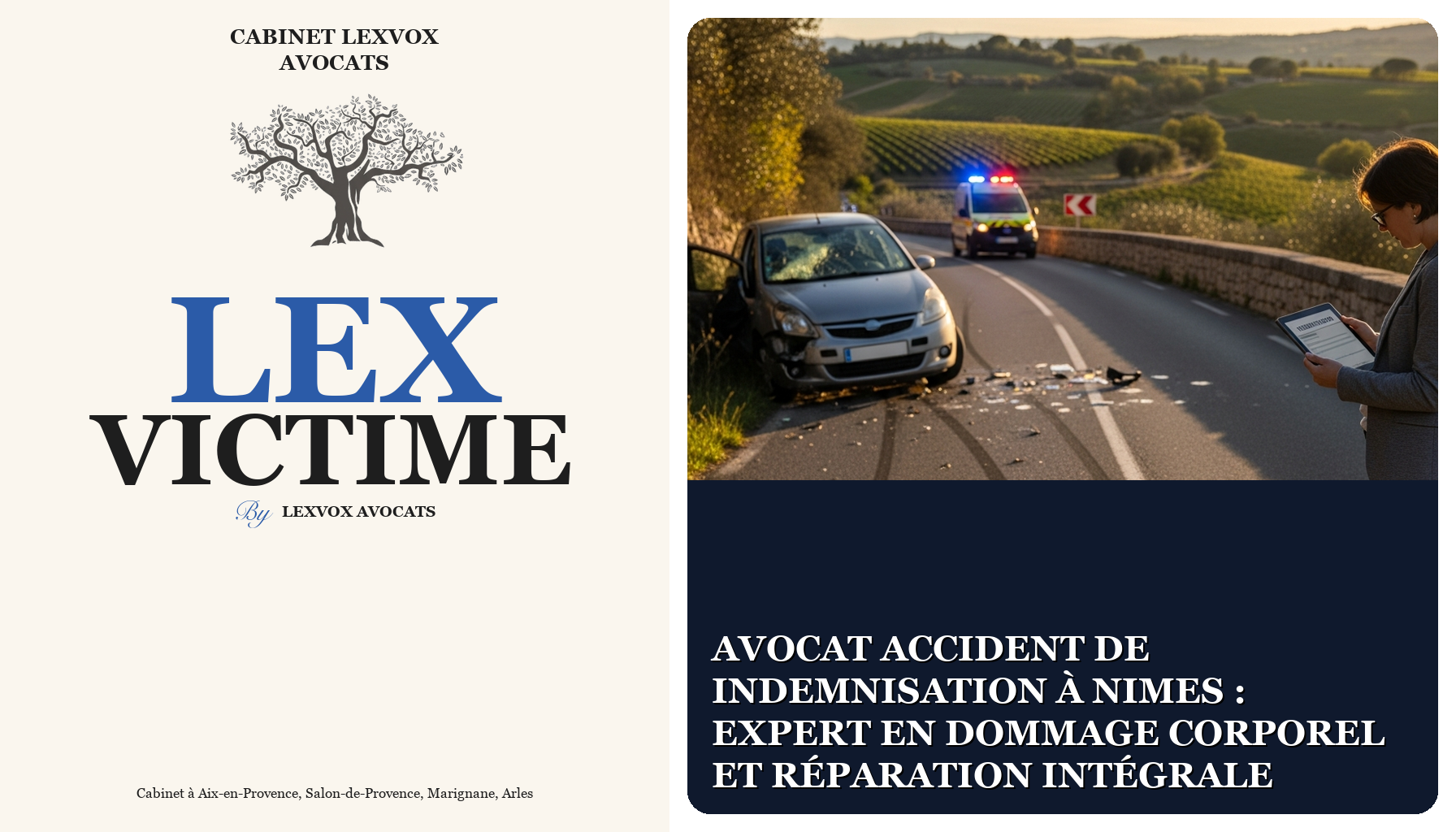 Avocat accident de indemnisation à Nimes : expert en dommage corporel et réparation intégrale