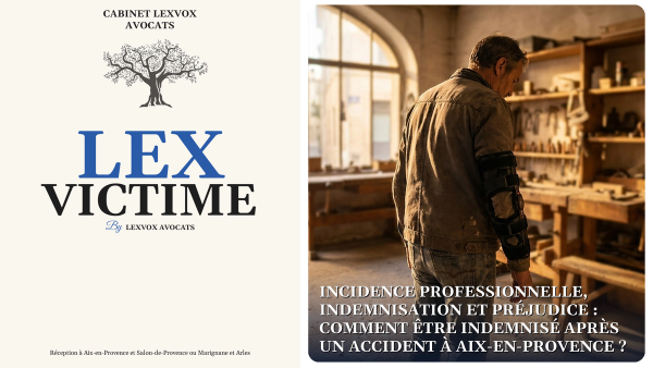 Incidence professionnelle, indemnisation et préjudice : comment être indemnisé après un accident à Aix-en-Provence ?
