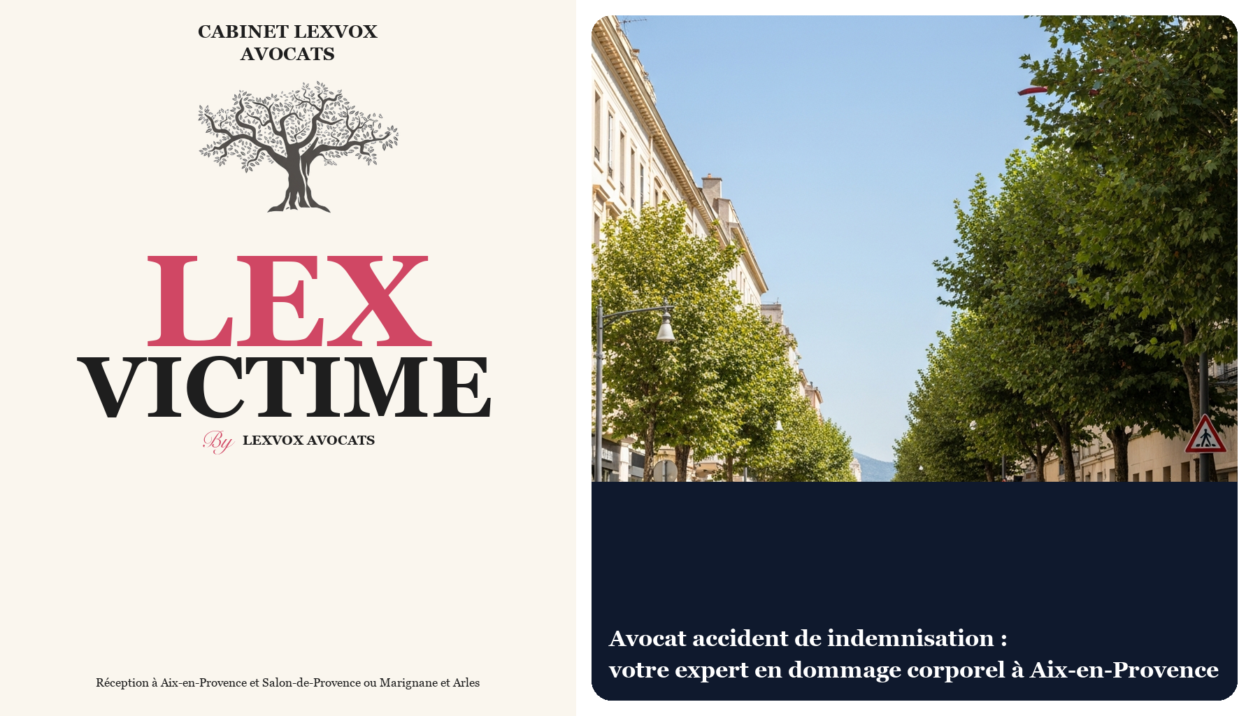 Avocat accident de indemnisation : votre expert en dommage corporel à Aix-en-Provence