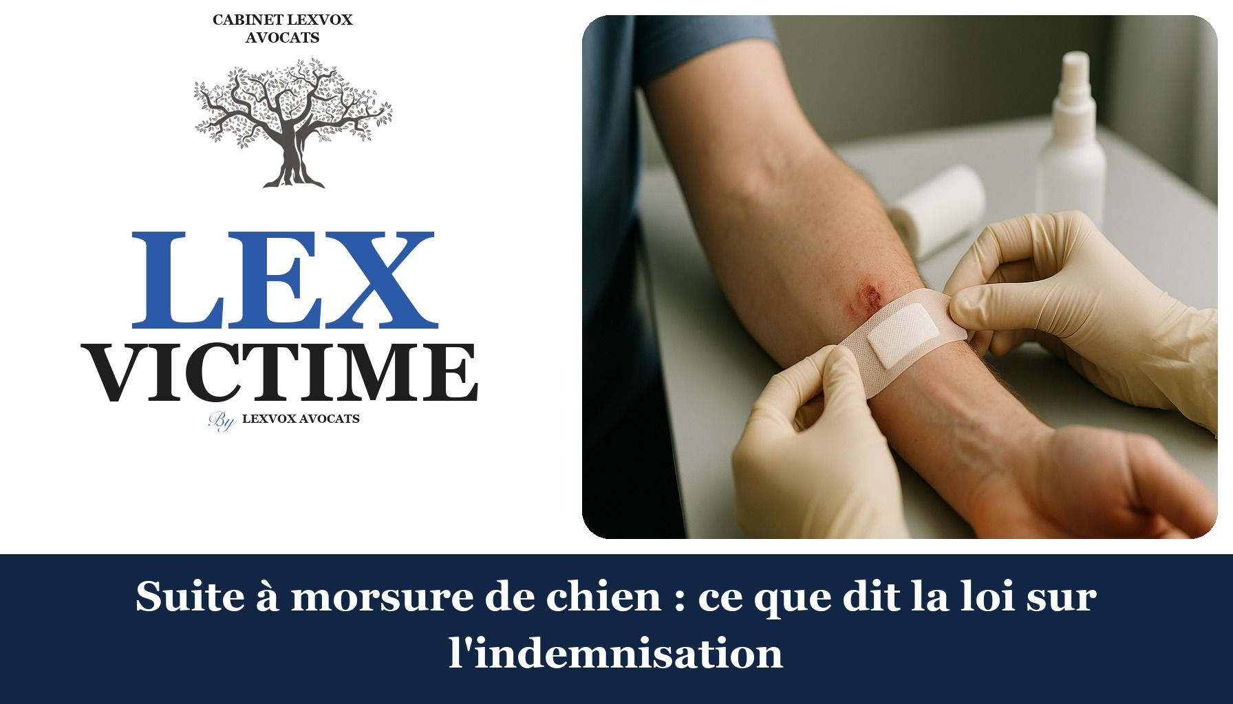 Suite à morsure de chien : ce que dit la loi sur l'indemnisation