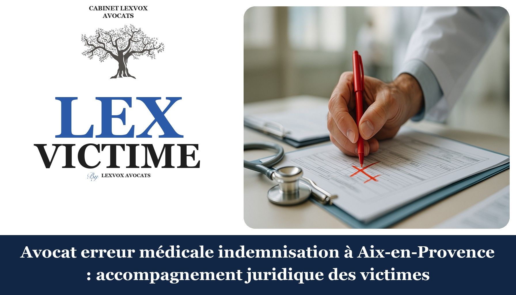 Avocat erreur médicale indemnisation à Aix-en-Provence : accompagnement juridique des victimes