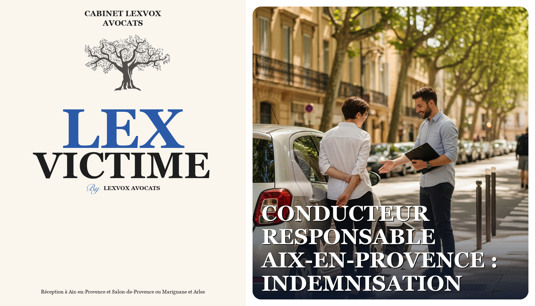 Conducteur responsable Aix-en-Provence : indemnisation