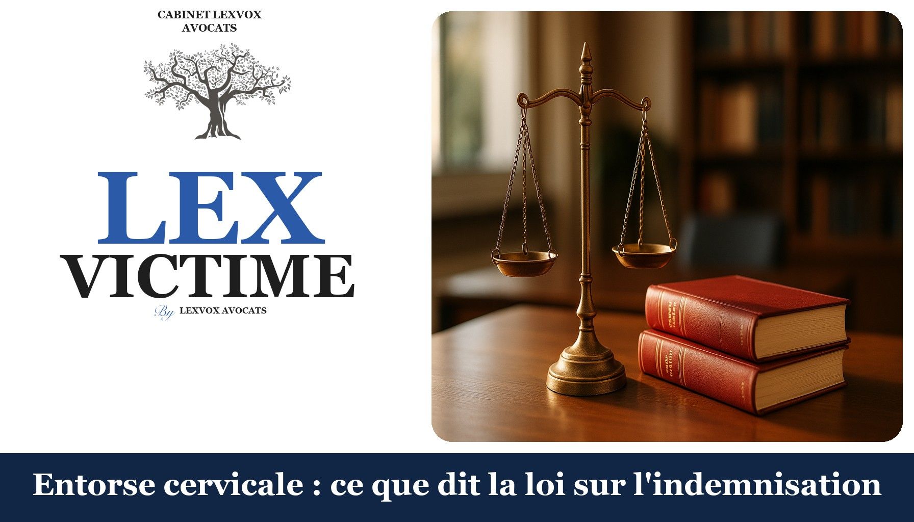 Entorse cervicale : ce que dit la loi sur l'indemnisation
