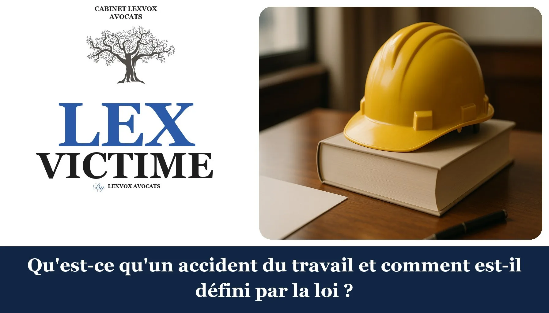 Qu'est-ce qu'un accident du travail et comment est-il défini par la loi ?