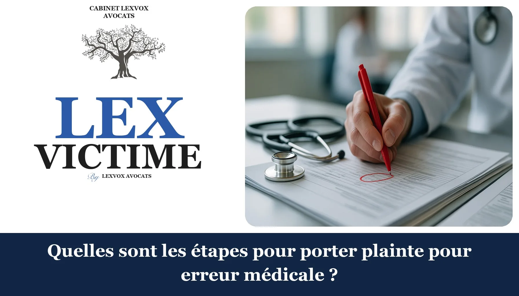 Quelles sont les étapes pour porter plainte pour erreur médicale ?