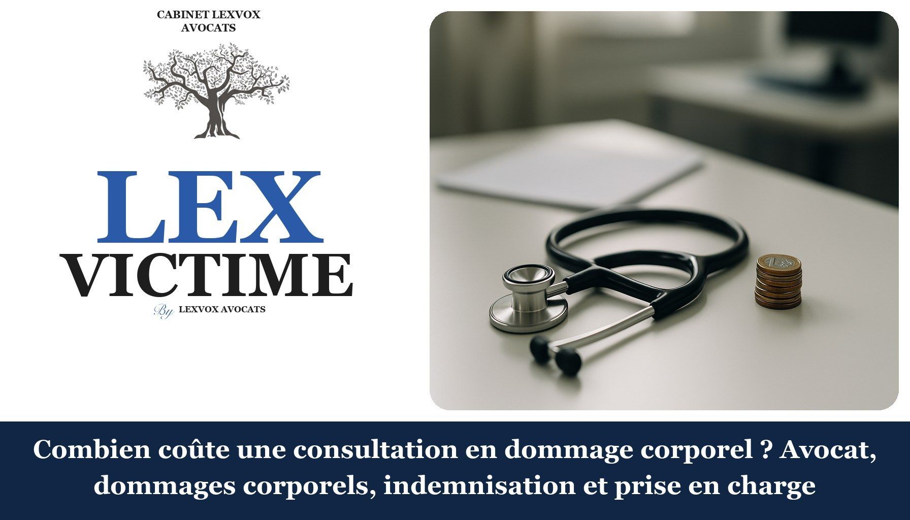 Combien coûte une consultation en dommage corporel ? Avocat, dommages corporels, indemnisation et prise en charge