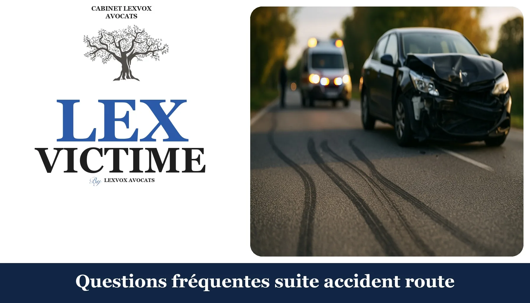 Questions fréquentes suite accident route