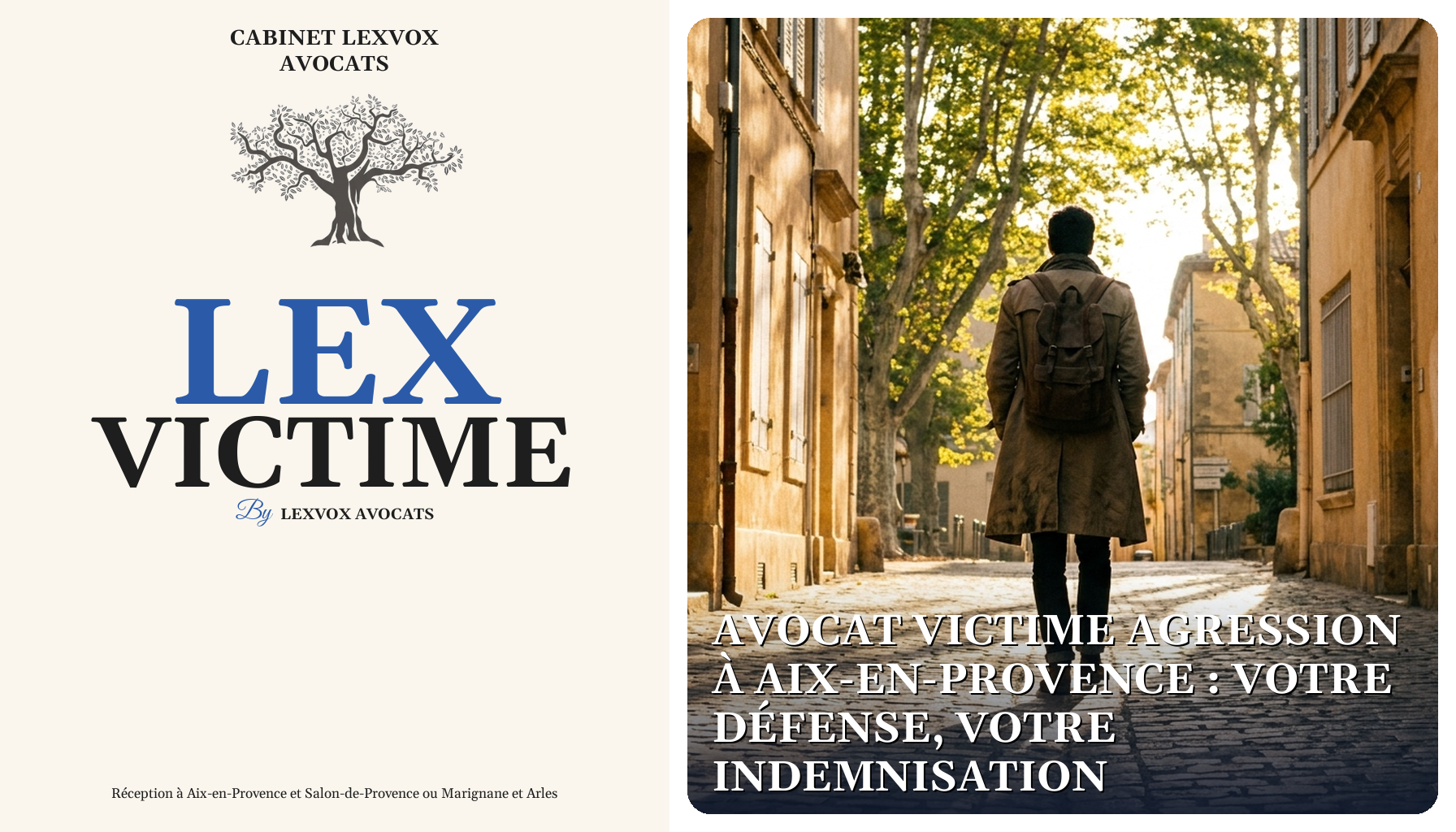 Avocat victime agression à Aix-en-Provence : votre défense, votre indemnisation