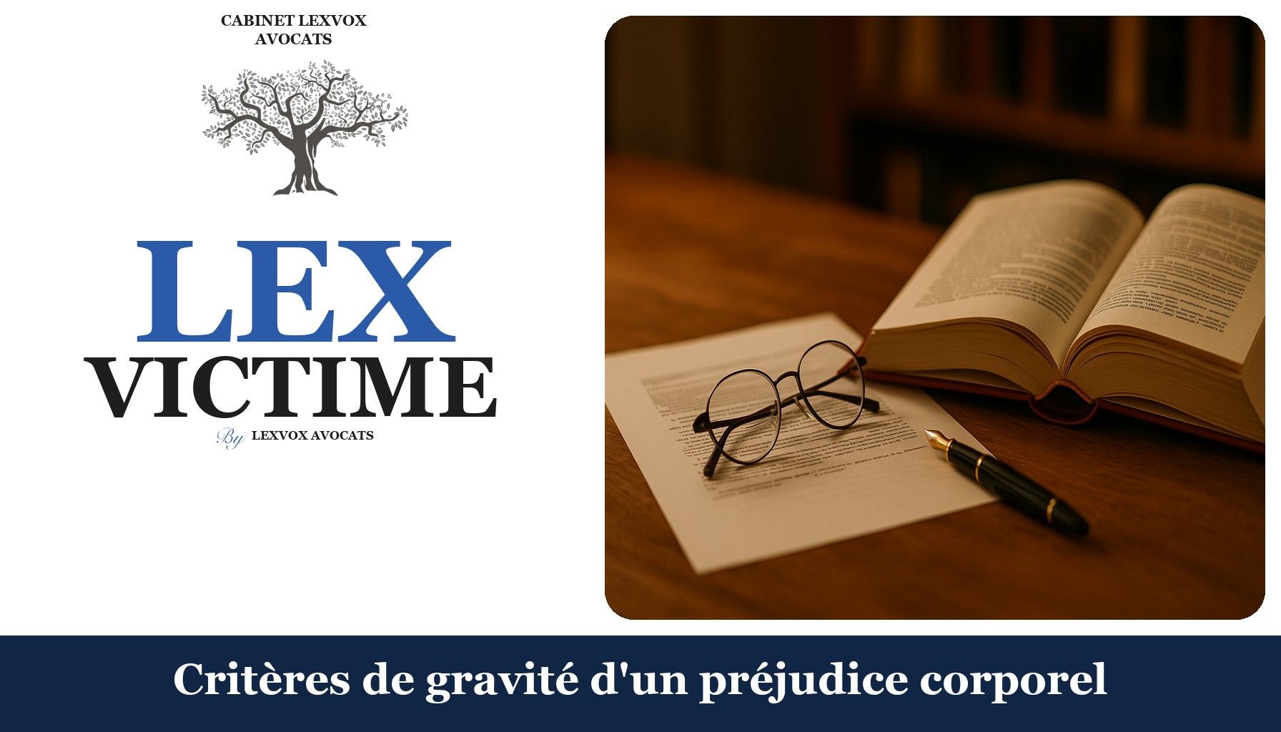 Critères de gravité d'un préjudice corporel