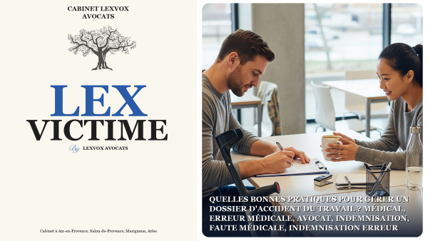 Quelles bonnes pratiques pour gérer un dossier d'accident du travail ? Médical, erreur médicale, avocat, indemnisation, faute médicale, indemnisation erreur médicale