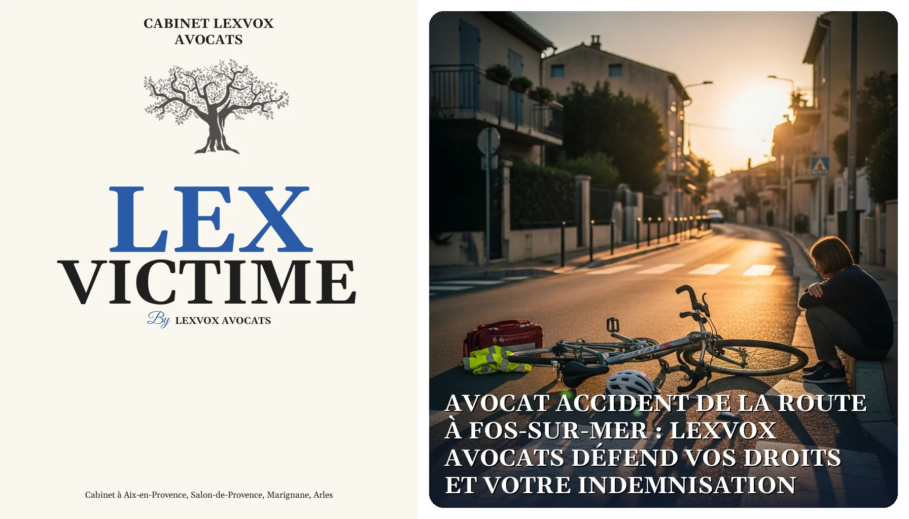 Avocat accident de la route à Fos-sur-Mer : LEXVOX AVOCATS défend vos droits et votre indemnisation