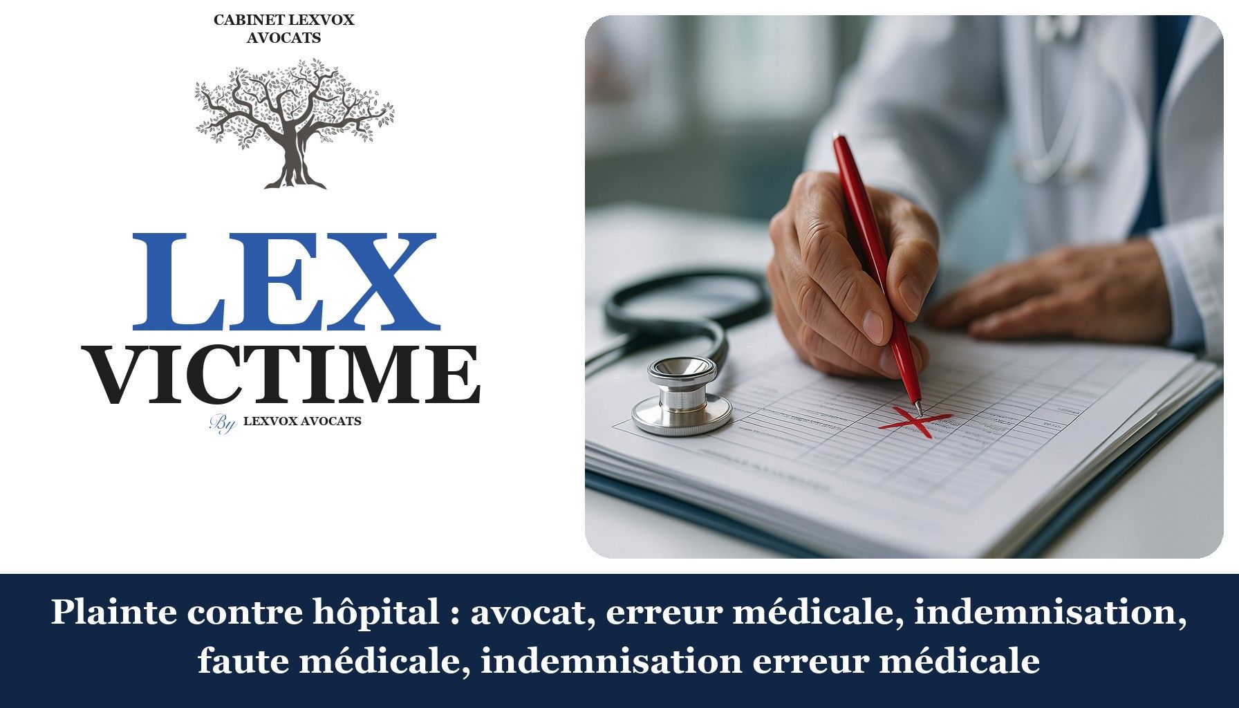 Plainte contre hôpital : avocat, erreur médicale, indemnisation, faute médicale, indemnisation erreur médicale