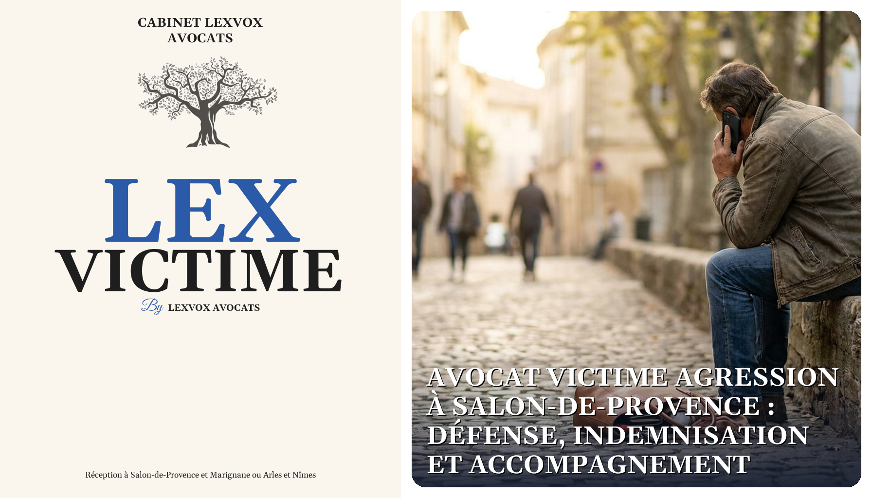 Avocat victime agression à Salon-de-Provence : Défense, indemnisation et accompagnement