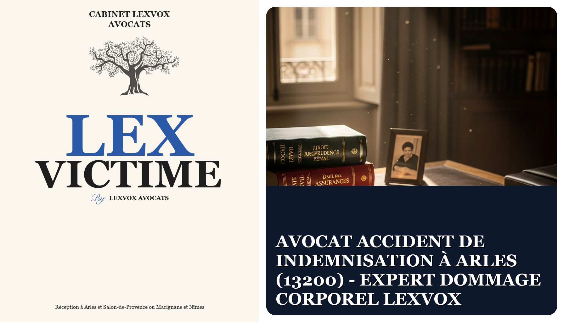 Avocat accident de indemnisation à Arles (13200) - Expert dommage corporel LEXVOX