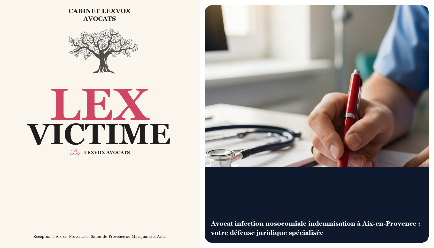 Avocat infection nosocomiale indemnisation à Aix-en-Provence : votre défense juridique spécialisée
