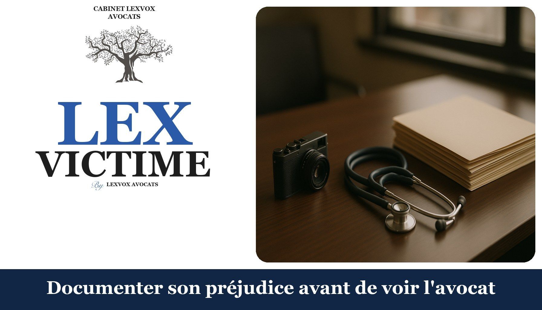 Documenter son préjudice avant de voir l'avocat