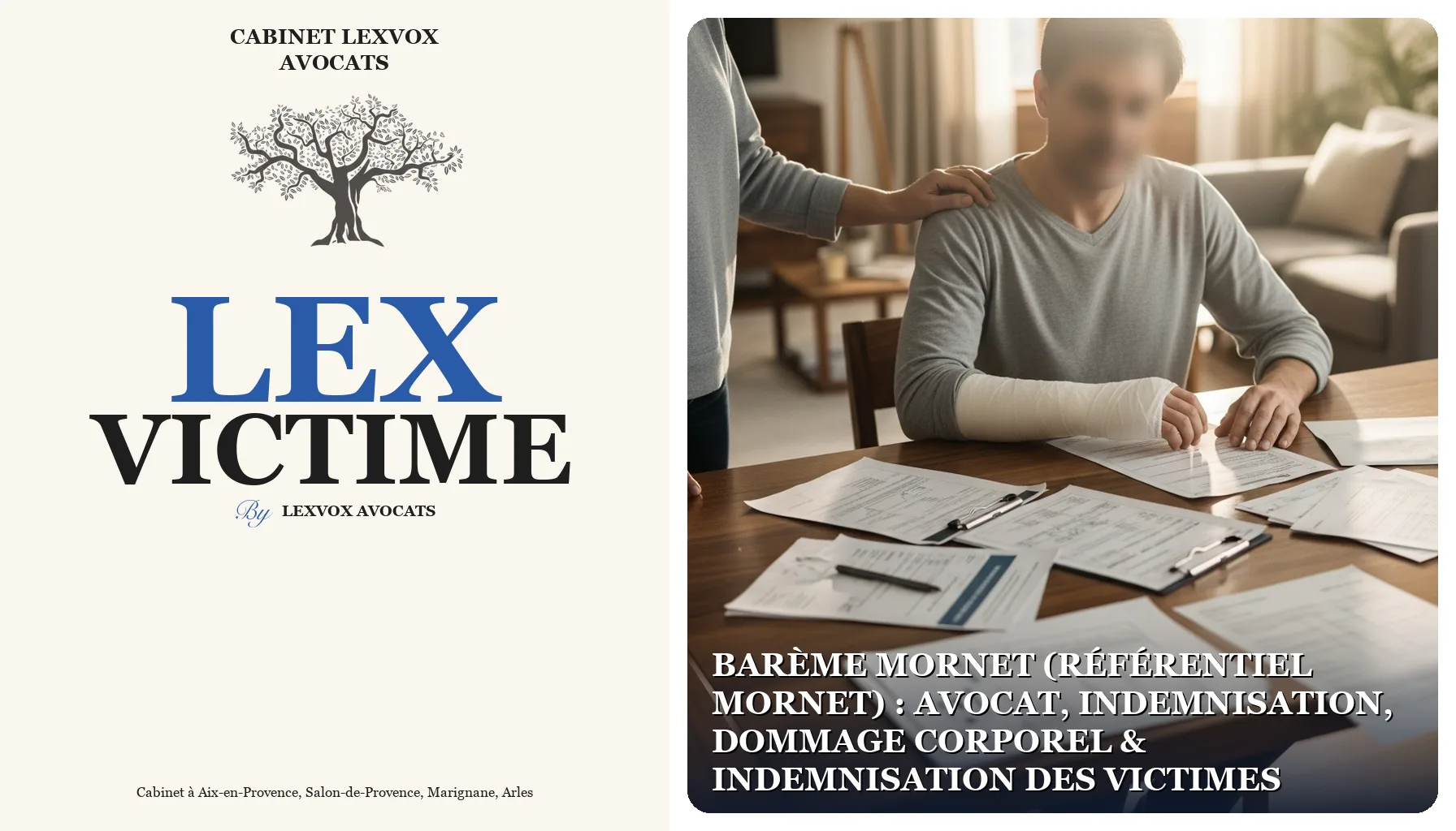 Barème Mornet (référentiel Mornet) : avocat, indemnisation, dommage corporel & indemnisation des victimes