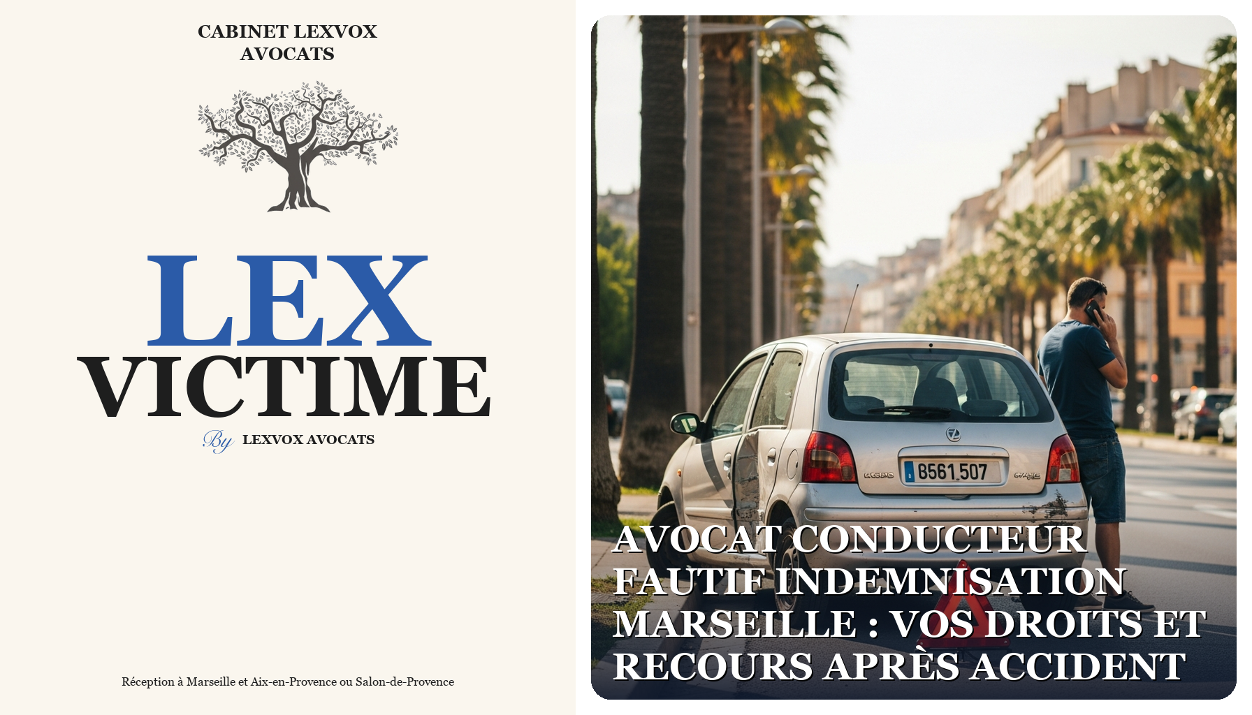 Avocat conducteur fautif indemnisation Marseille : vos droits et recours après accident