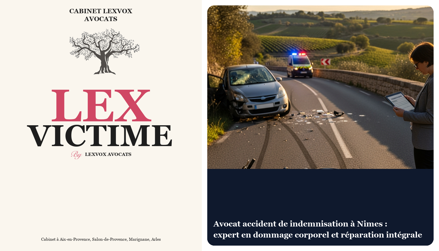 Avocat accident de indemnisation à Nimes : expert en dommage corporel et réparation intégrale