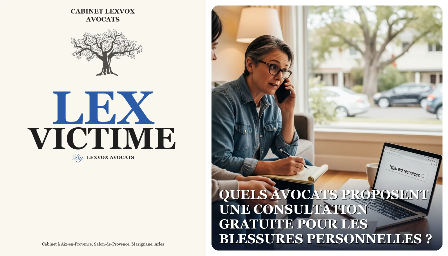 Quels avocats proposent une consultation gratuite pour les blessures personnelles ?