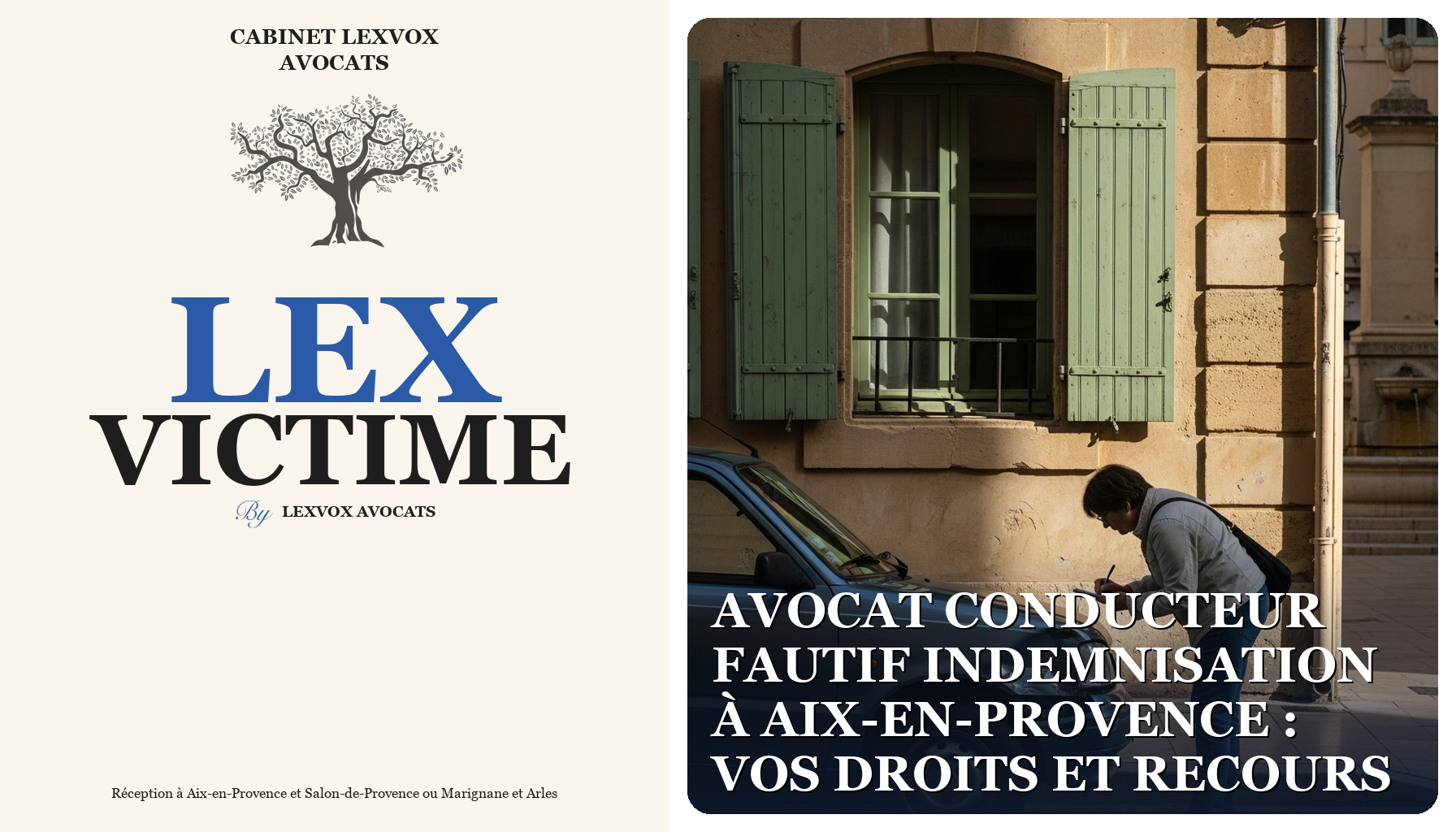 Avocat conducteur fautif indemnisation à Aix-en-Provence : vos droits et recours