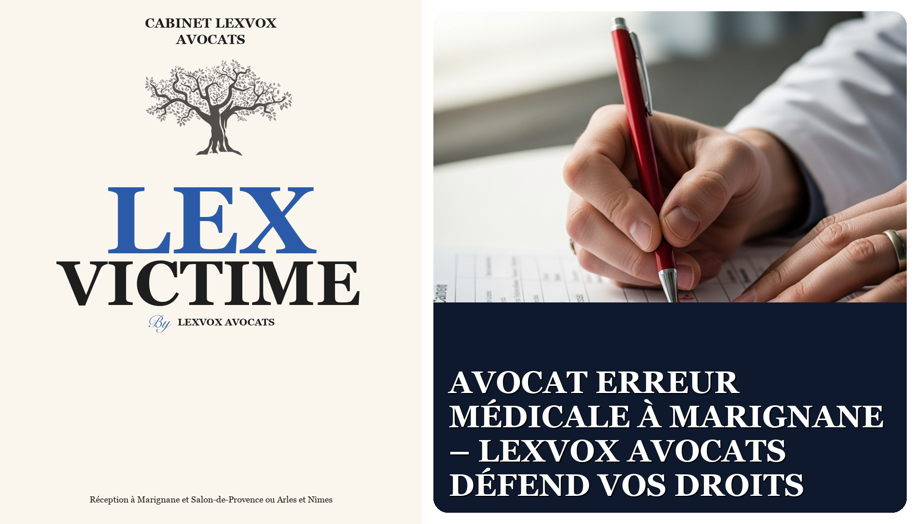 Avocat erreur médicale à Marignane – LEXVOX AVOCATS défend vos droits