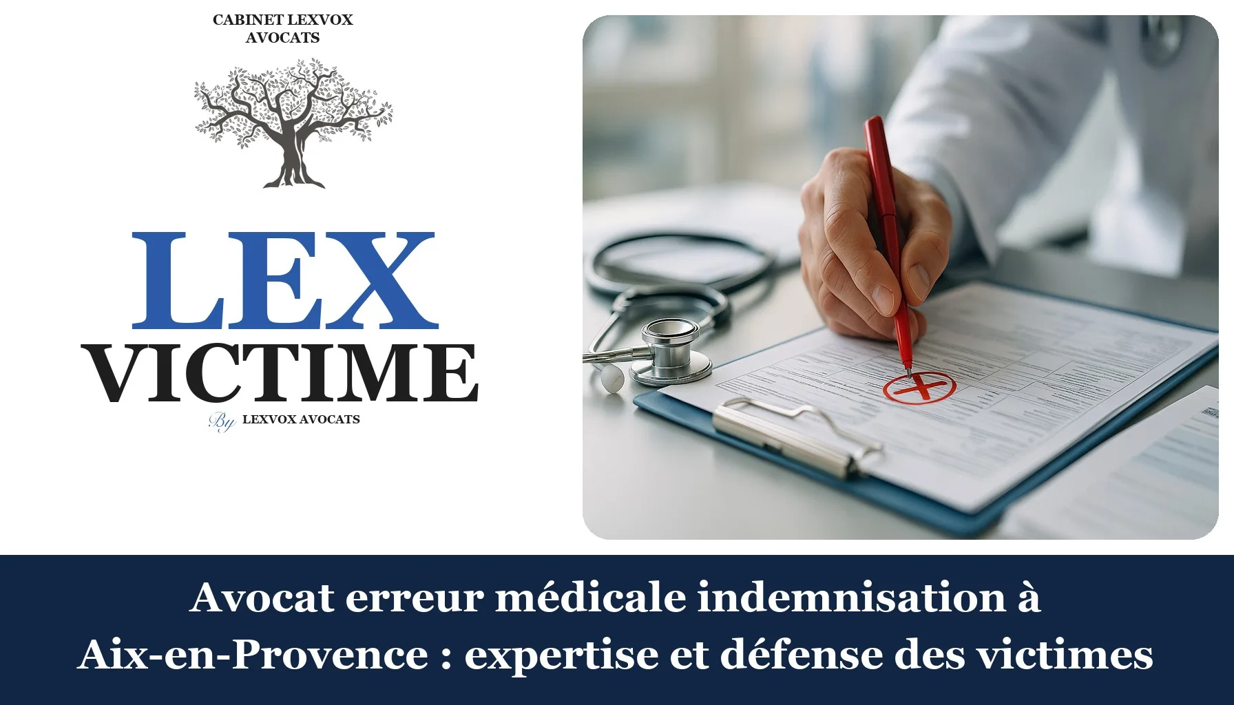 Avocat erreur médicale indemnisation à Aix-en-Provence : expertise et défense des victimes
